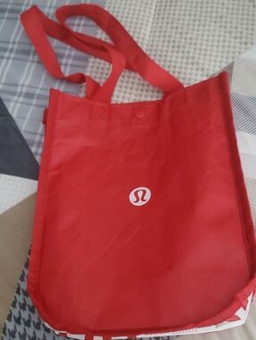 lululemon athletica Red Logo Tote